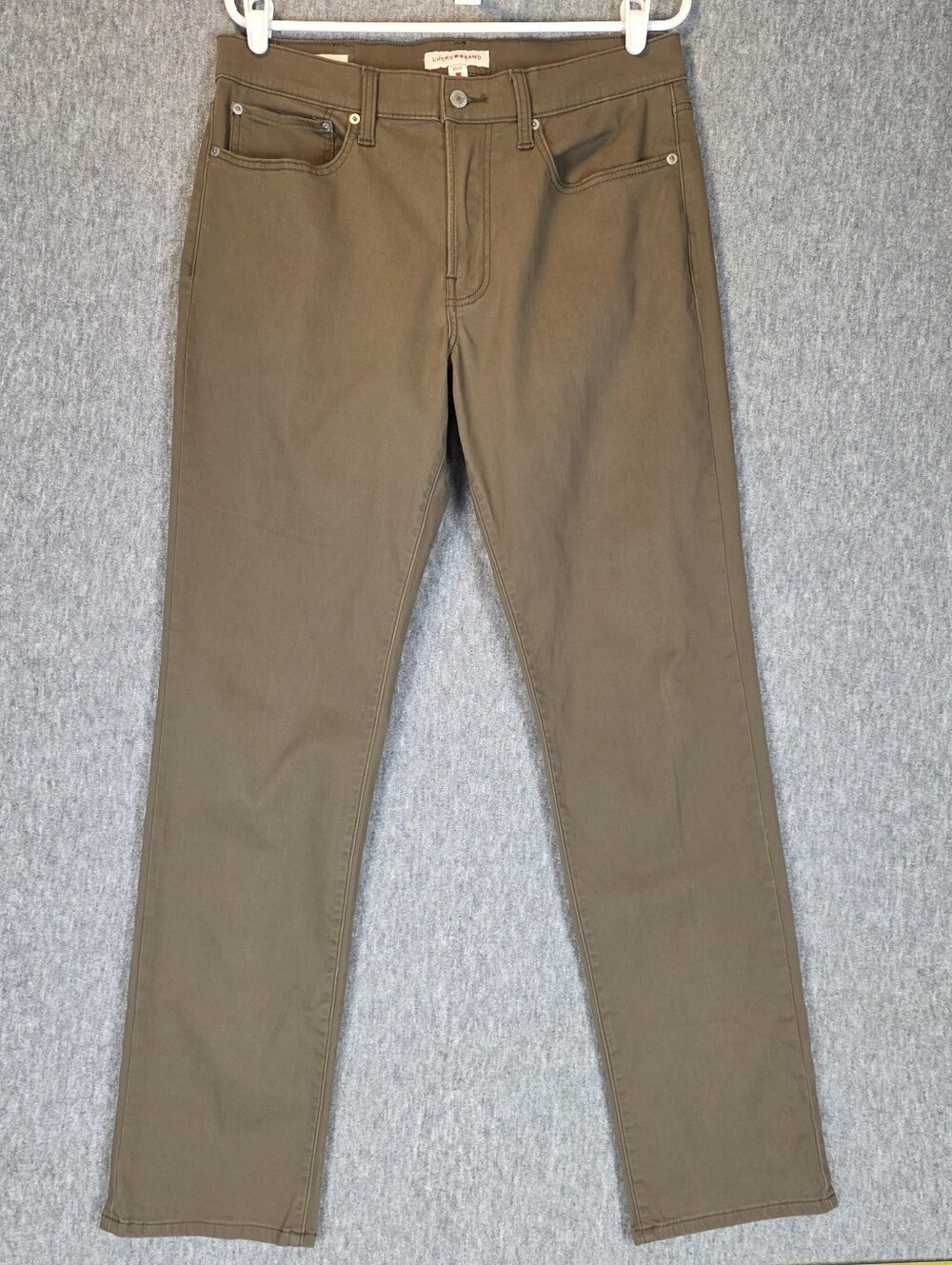 Lucky Brand 121 Slim Summer Weight Straight Leg Jeans Brown Men's 32x32